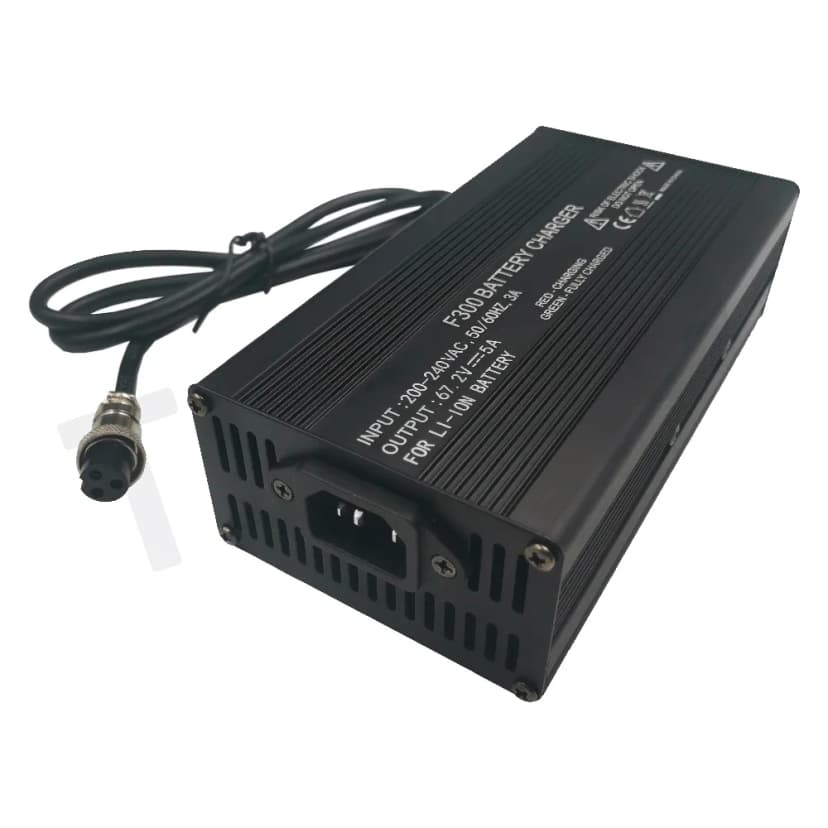 67.2V 5A Fast Charger for E-Scooter - Quick Charge Compatible