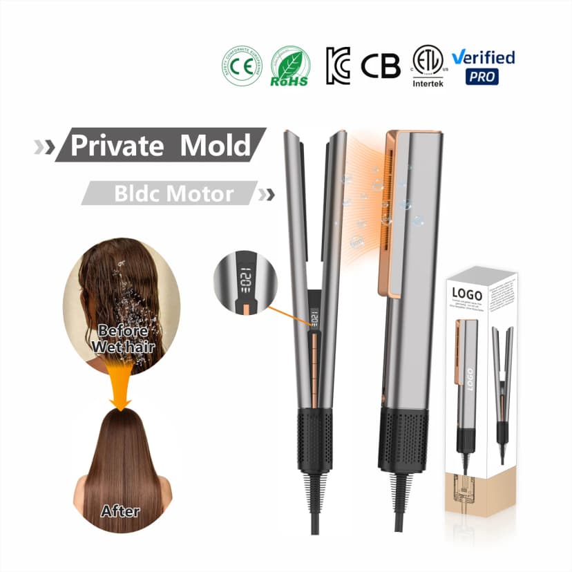 Mesky 带液晶显示屏吹风机直发器——双电压及可选颜色